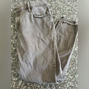 Express Ankle Legging Stretch Mid‎ Rise Rise Jeans Gray Brown Size 10 R